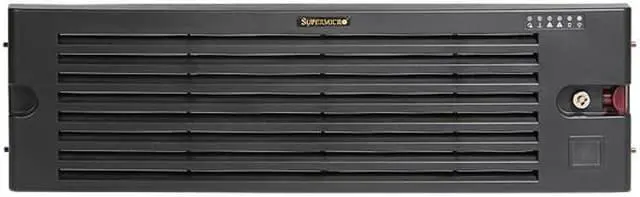 Alt view image 2 of 10 - Mcp-210-83501-0B 3U Front Bezel For Sc835 Chassis (Black)