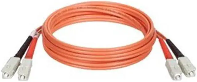 Main image of Tripp Lite Fiber Optic Duplex Patch Cable 1ft 2 x SC  2 x SC Fiber Optic Patch Cable Multimode Orange N306-001