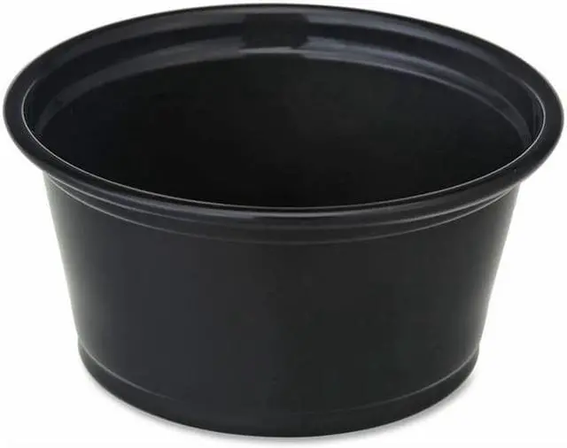 Alt view image 3 of 5 - Portion Cups 2oz. 50BG/CT Black