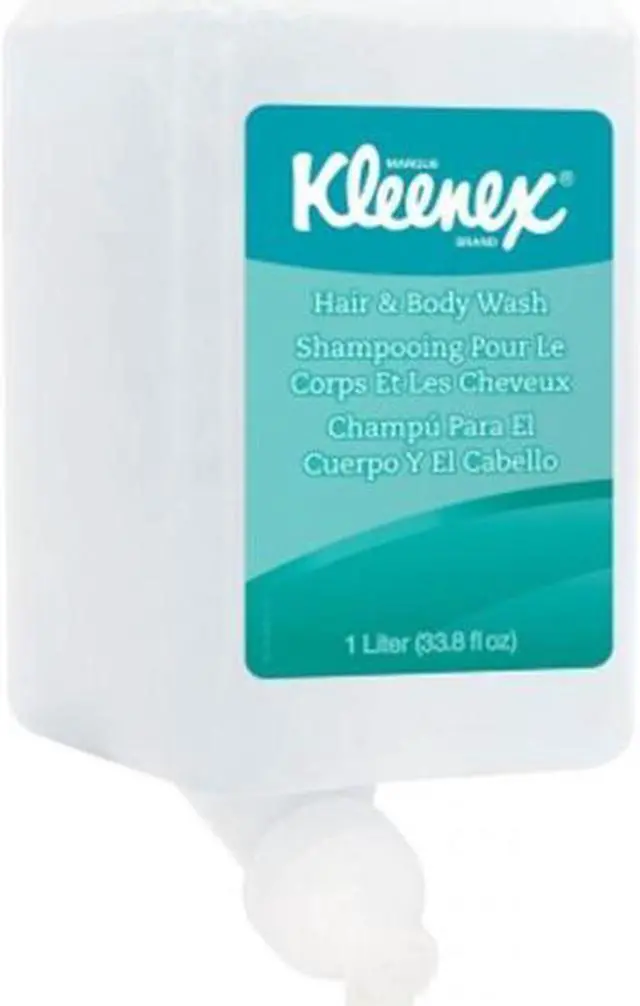 Main image of Kimberly Clark KCC91557 1 Ltr Bottle Kleenex Hair Amp Citrus Floral Body Wash