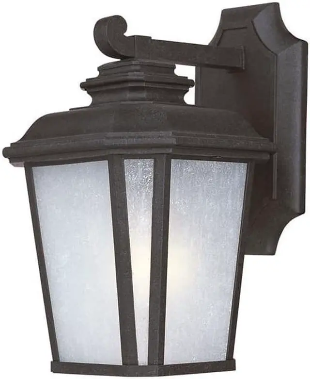 Main image of Maxim 3342WFBO 11.25 x 7 in. Radcliffe One Light Small Outdoor Wall, Black Oxide