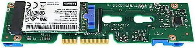 Main image of Lenovo 7Y37A01092 Thinksystem M.2 Enablement Kit - Storage Controller - M.2 - SATA 6Gb/S - 600 Mbps - for Thinksystem SD530, SN850, SR530, SR550, SR630, SR650, SR850, SR950, ST550