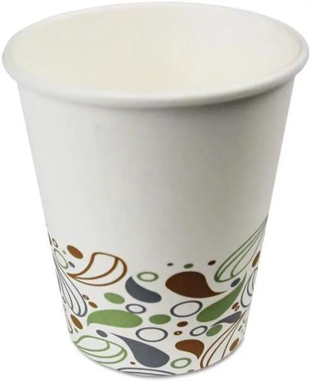 Main image of Boardwalk DEER8HCUP Deerfield Printed Paper Hot Cups, 8 oz, White, 1000 / Carton