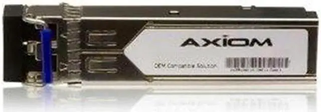 Alt view image 3 of 11 - Axiom SFP Transceiver Modules are certified 100% compliant in all OEM applications. They are pre-configured with an application specific code to meet the requirement set forth by the router and switch OEMs. Axiom compatible transceivers per
