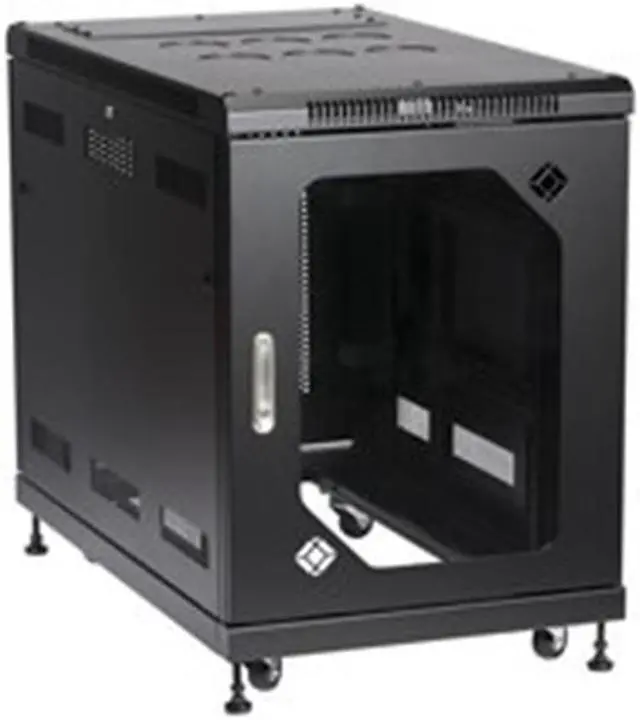 Alt view image 6 of 8 - Black Box RM2410A 15U Server Cabinet 24Inw X 40In D Temp Glass