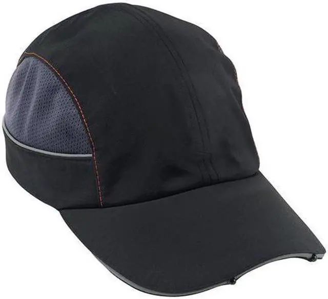 Alt view image 3 of 12 - 8960  Blk-Long Brim LED Bump Cap