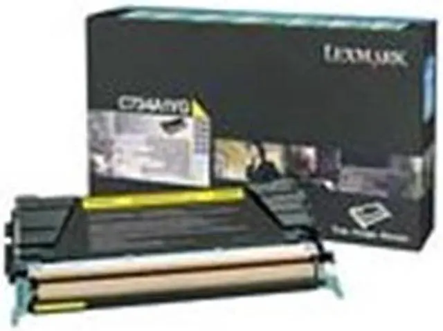 Alt view image 3 of 13 - Lexmark C734A4YG Return Program Toner Cartridge - Yellow