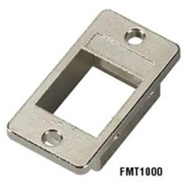 Main image of Black Box FMT1000 Panel Mount Bezel Keystone Open Ing Silver