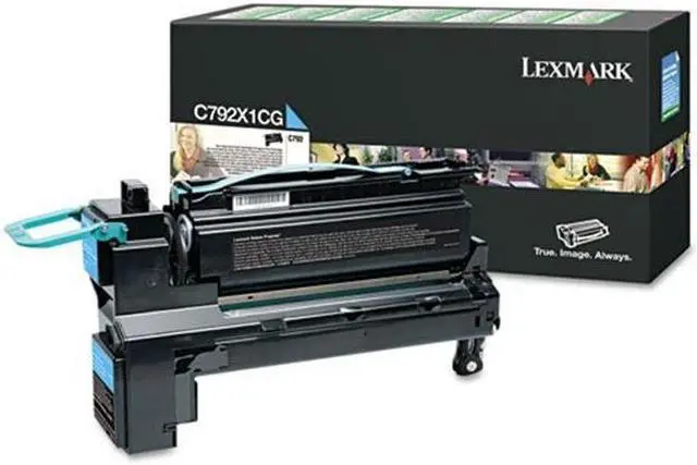 Alt view image 2 of 13 - Lexmark C792X4CG Extra High Yield Return Program Toner Cartridge - Cyan