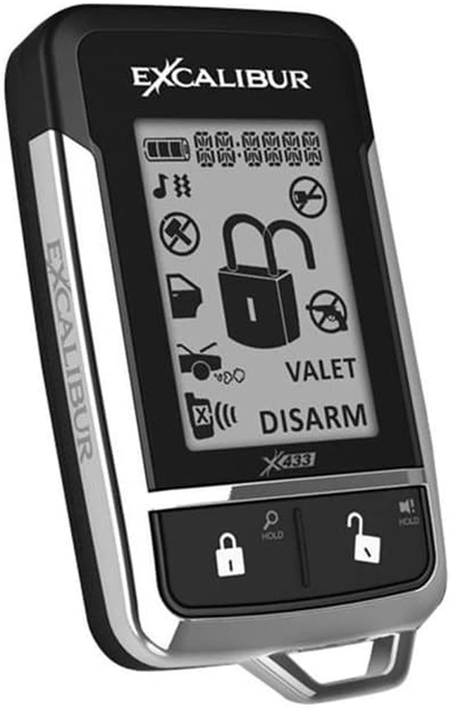 Alt view image 2 of 3 - Omega Replacement 2 Way LCD Remote for AL18703DB