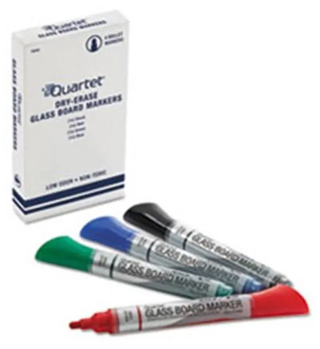 Alt view image 4 of 20 - Quartet Marker,Dry Erase,4/Pk,Ast 79552