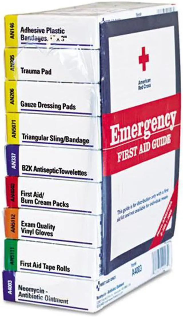 Alt view image 4 of 10 - First Aid Only ANSI Compliant 10 Person First Aid Kit Refill 63-Pieces 740010