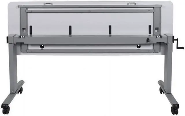 Alt view image 7 of 20 - Luxor STAND-NESTC-72 is a 72" Adjustable flip top Table wih a Crank Handle
