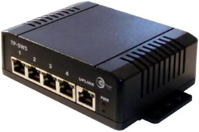 Main image of Tycon Systems, Inc 12-56v 5 Port Passive Poe Switch - TP-SSW5-NC