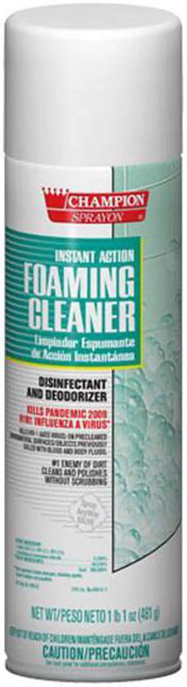 Alt view image 2 of 5 - Champion Sprayon Disinf Foam Clnr 17Oz 12