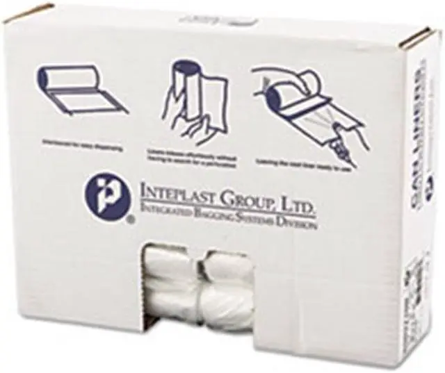 Alt view image 6 of 11 - Inteplast Group High-Density Can Liner 30 x 37 30gal 10mic Clear 25/Roll 20