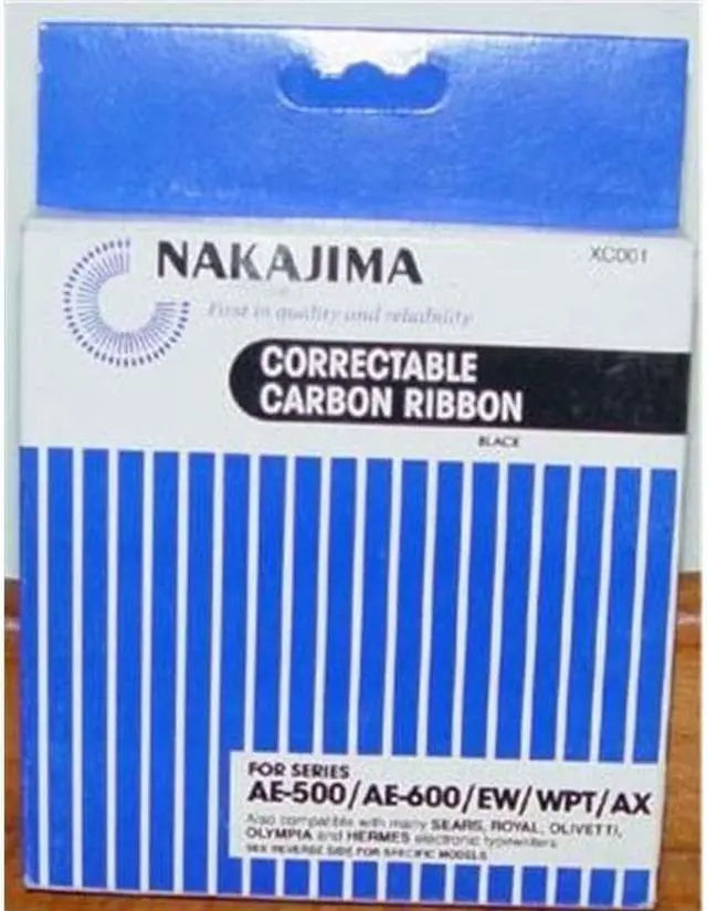Alt view image 6 of 11 - Nakajima Brand Xc001 Ae-710 - 1-Standard Black Correct Ribbon (Office Supply / Ribbon)