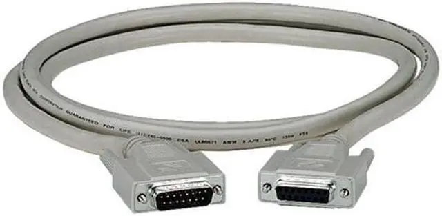Alt view image 2 of 3 - DB15-MOLDED SHIELDED DATA M/F THMB 5FT
