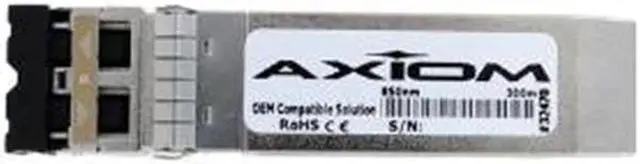 Alt view image 2 of 7 - Axiom SFP+ Transceiver Modules are certified 100% compliant in all OEM applications. They are pre-configured with an application specific code to meet the requirement set forth by the router and switch OEMs. Axiom compatible transceivers pe