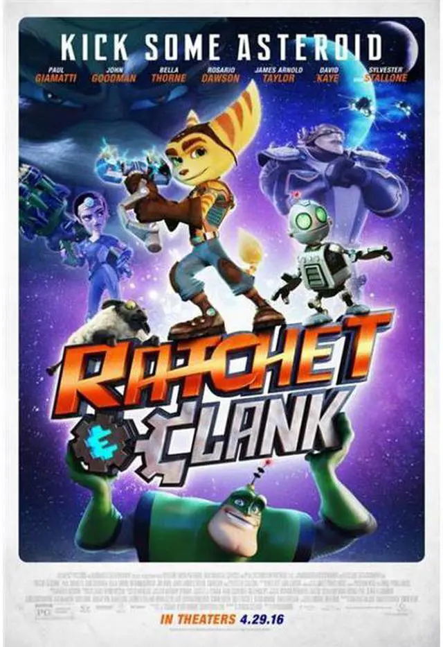 Main image of Pop Culture Graphics MOVIB12645 Ratchet & Clank Movie Poster, 11 x 17