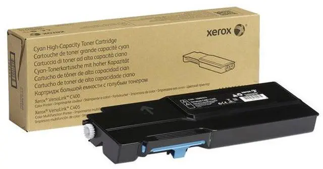Alt view image 5 of 20 - Xerox 106R03514 High Yield Toner Cartridge - Cyan