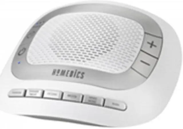 Alt view image 2 of 10 - Homedics SoundSpa Rejuvenate sound machine-6 nature sounds, uses adapter of 4 "AA" (not included)
