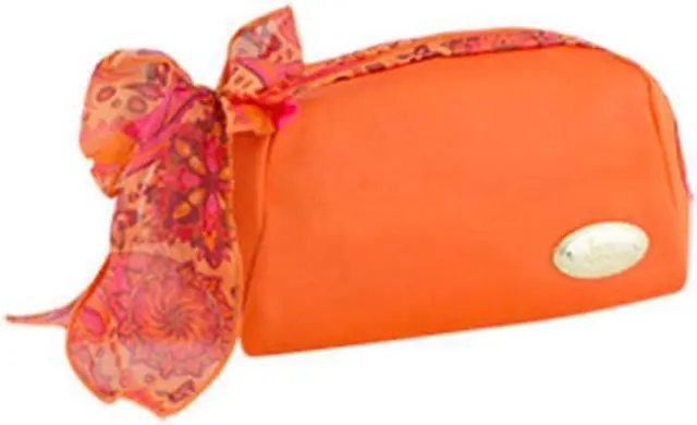 Alt view image 2 of 3 - Jacki Design Summer Bliss Makeup Cosmetic Pouch Bag Orange