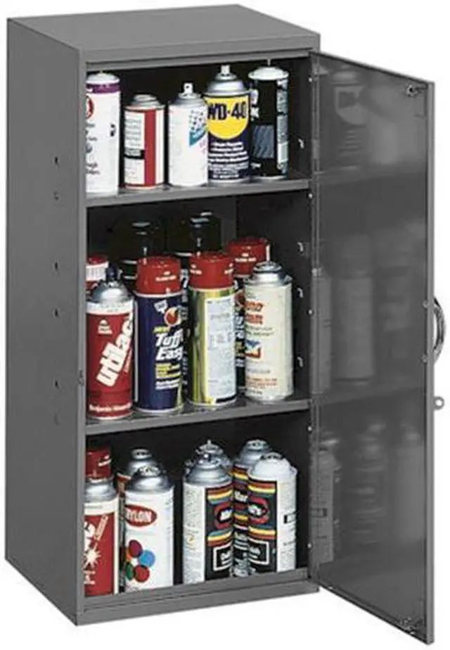 Alt view image 3 of 4 - DURHAM MFG 055-95 Wall Storage Cabinet, 13-3/4"W x 12-3/4"D x 30"H, 75 lb. Load