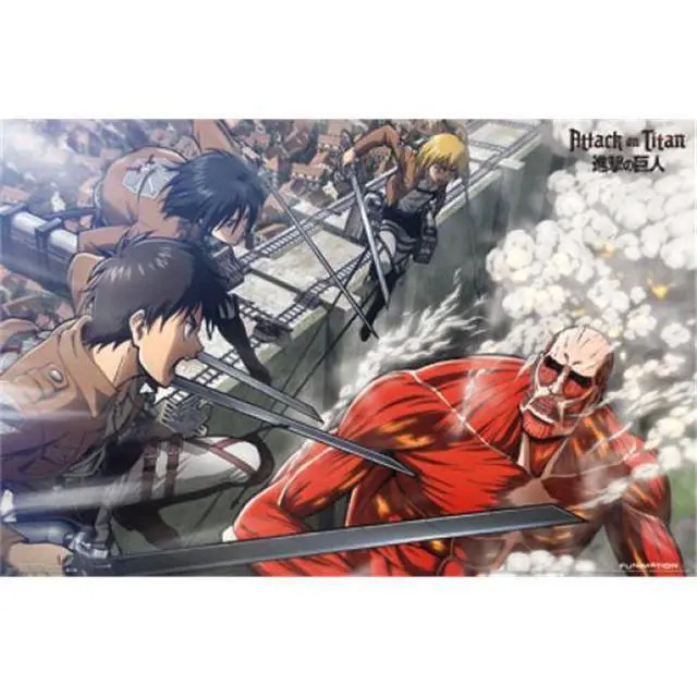Alt view image 2 of 2 - Attack on Titan - Battle Poster Print (22 x 34)