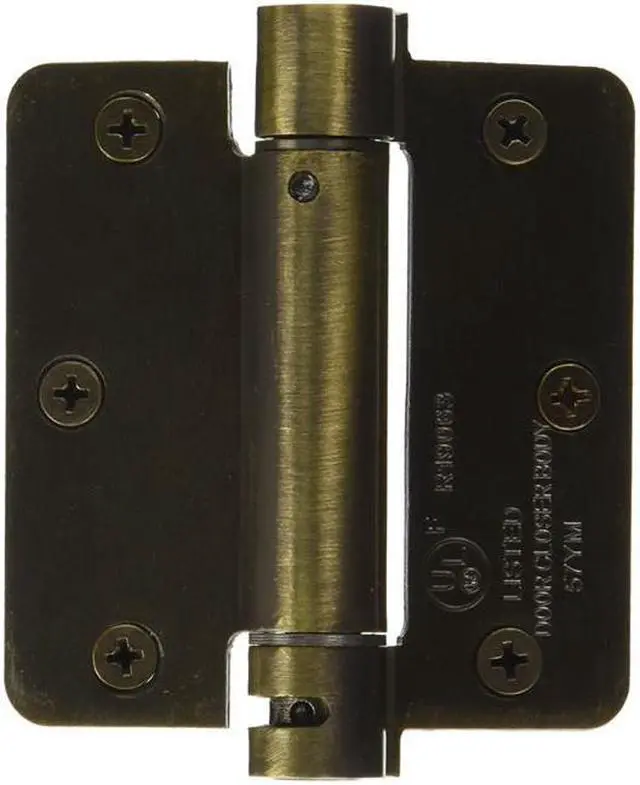 Main image of Deltana DSH35R45 3.5 x 3.5 x 0.25 in. Spring Hinge Steel-US5