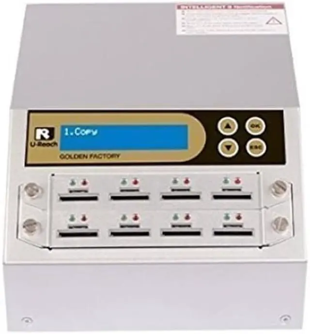 Alt view image 3 of 3 - Intelligent 9 Series (SD908G) - GOLD Factory Series 1 - 7 Target SD/mSD Flash Memory Duplicator