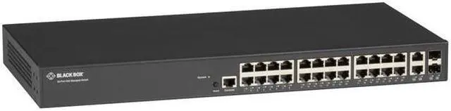 Alt view image 3 of 3 - Black Box LGB1126A-R2 Gigabit Managed Ethernet Switch - 26-Port