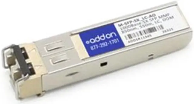 Main image of AddOn Hirschmann M-SFP-SX/LC Compatible TAA Compliant 1000Base-SX SFP Transceiver (MMF, 850nm, 550m, LC, DOM)