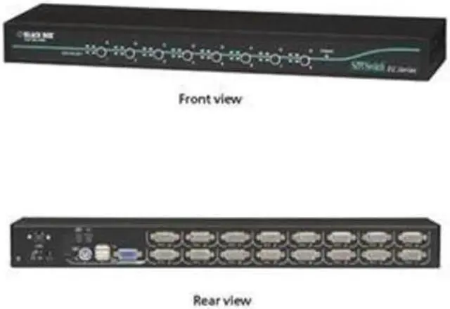 Alt view image 5 of 9 - Black Box EC Series KVM Switch for PS/2 or USB Servers and PS/2 or USB Consoles - 16-Port
