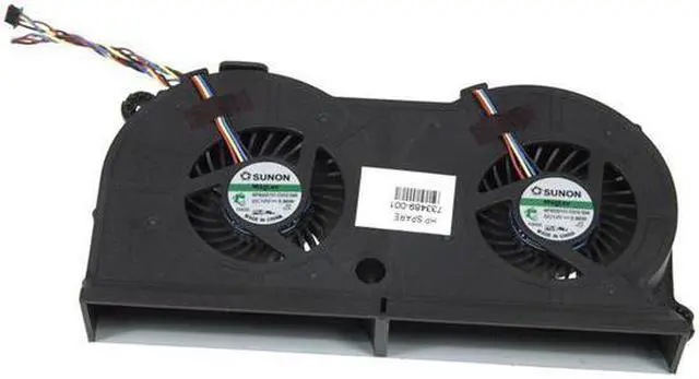 Alt view image 2 of 6 - HP 733489-001 Fan/Blower
