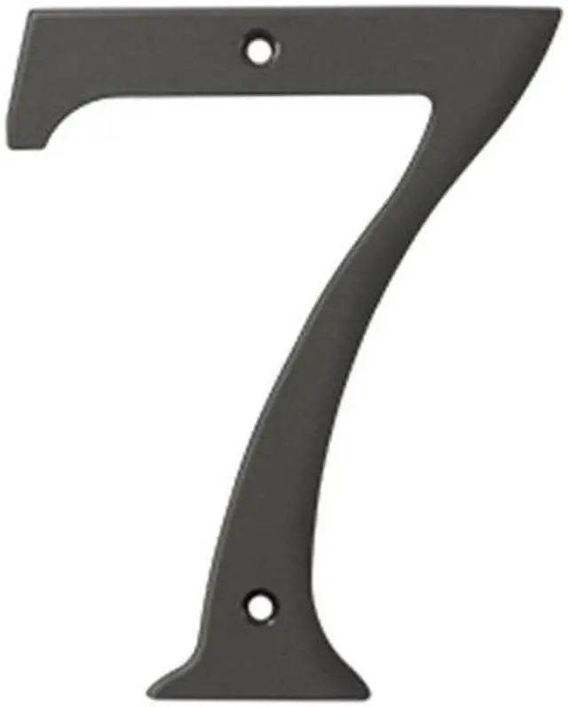 Main image of Deltana RN67U10B 6 in. House Numbers, Oil Rubbed Bronze - Solid Brass