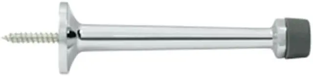 Main image of Deltana BDS425U26 4 in. Baseboard Door Bumper, Bright Chrome - Solid