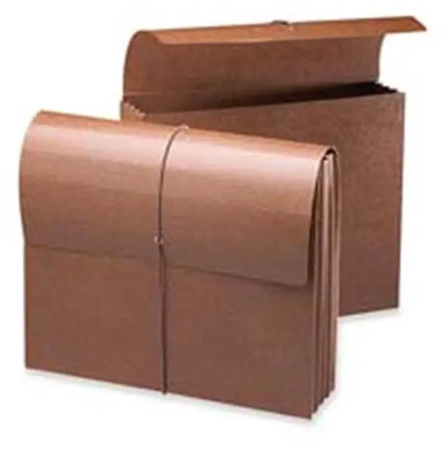 Alt view image 5 of 5 - Smead Manufacturing Company SMD71353 Leather Like Wallet- Elastic Cord- 3-.50in. Exp- 11-.75in.x9-.50in.