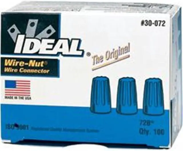 Alt view image 9 of 13 - IDEAL 30-072 Twist On Wire Connector, 22 AWG to 14 AWG, 300 V, Standard Style,