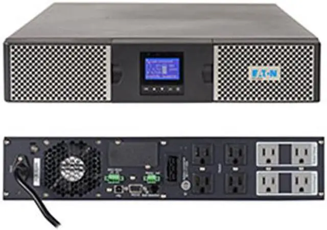 Alt view image 4 of 4 - Eaton 9PX700RT 700 VA 630 Watts 8 Outlets 2U Tower / Rack Mountable UPS