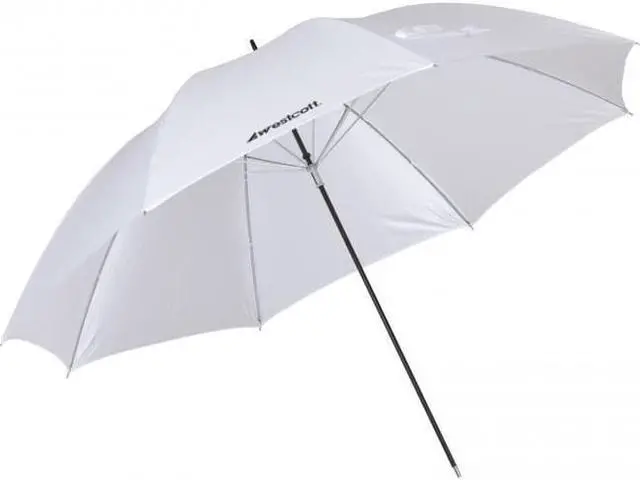 Alt view image 5 of 7 - Westcott 2003 32in. Optical White Satin Umbrella