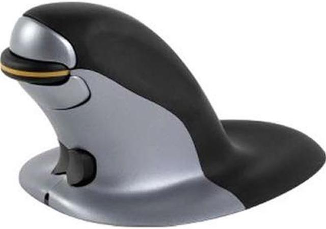 Alt view image 3 of 6 - Fellowes Penguin Ambidextrous Vertical Mouse - Wireless Medium