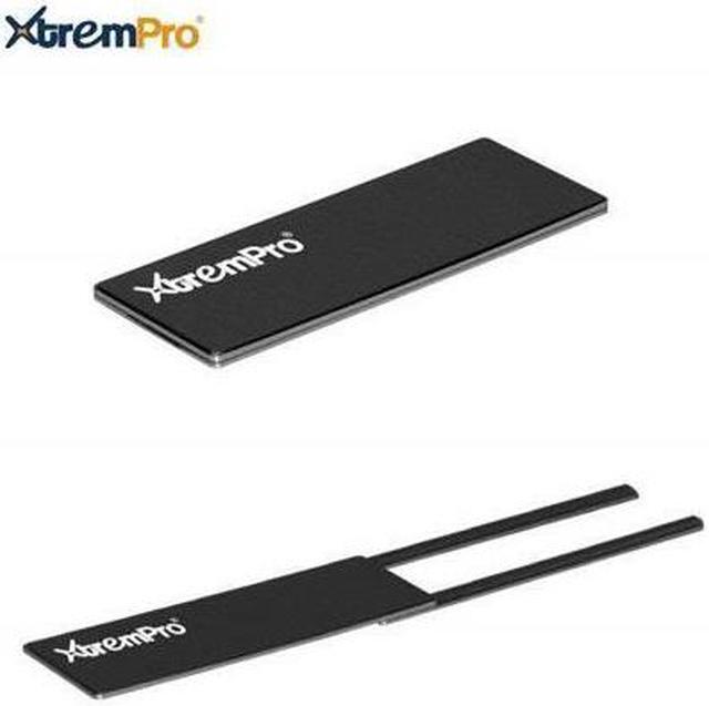 Alt view image 7 of 7 - XtremPro Webcam Cover Privacy Shield for Computer, Mac, MacBook Pro, iMac, Laptop, Surfcase Pro, Phone, 0.03 in Ultra Thin Camera Blocker Privacy Shield - 61034 (Silver)