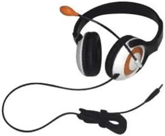 Main image of Avid Products 2EDU-AE55US-BORG AE-55 USB 2 Plug Headset with Mirophone, Black & Orange