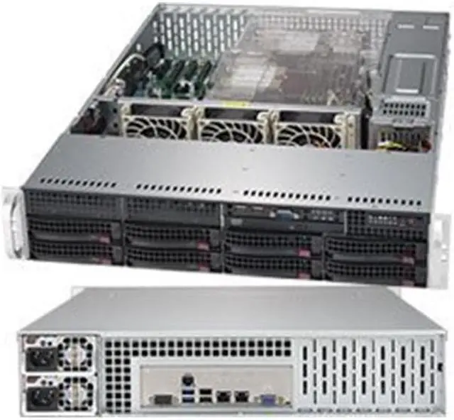 Main image of Supermicro SuperServer 6029P-TR Barebone System - 2U Rack-mountable - Intel C621 Chipset - Socket P LGA-3647 - 2 x