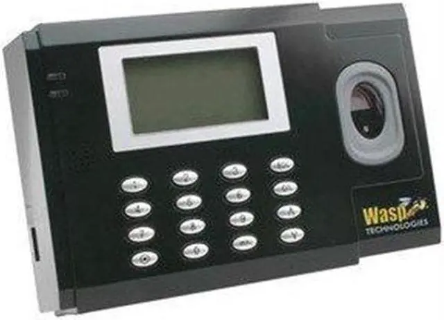 Alt view image 3 of 5 - Wasp 633808550592 WaspTime B1100 Biometric Time Clock with Biometric Time and Attendance System(Pro)
