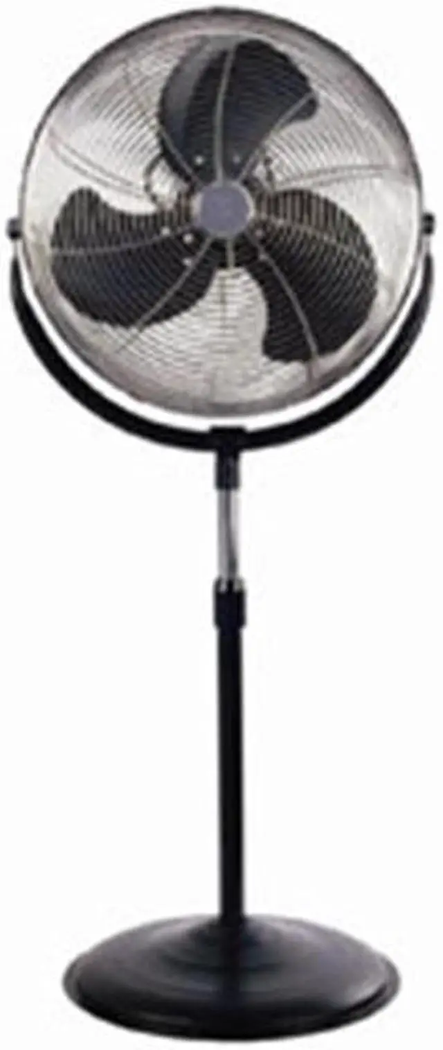 Alt view image 2 of 13 - Optimus F4205 20" Industrial Grade HV Oscil Stand Fan - Chrome Grill