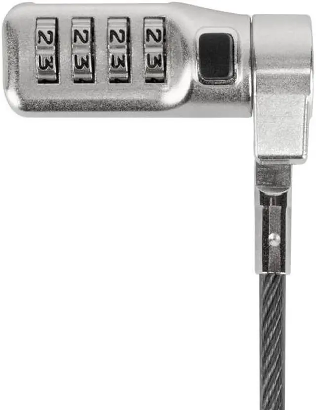 Alt view image 3 of 10 - Targus DEFCON 3-in-1 Universal Resettable Combo Cable Lock ASP86RGLX
