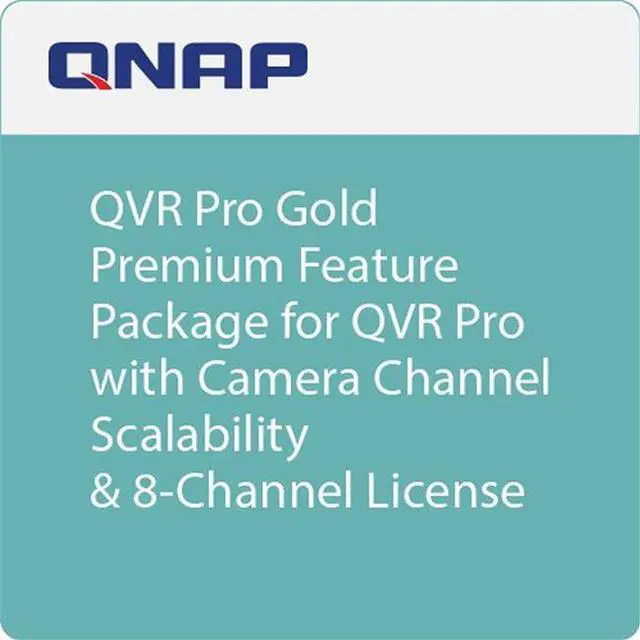 Alt view image 2 of 5 - QNAP LIC-SW-QVRPRO-GOLD QVR Pro GOLD License