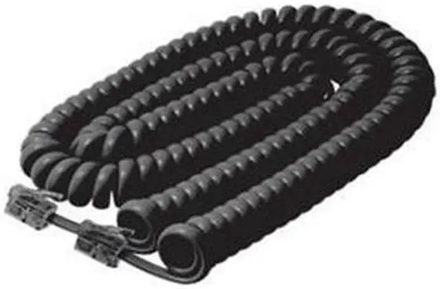 Main image of 12 ft. Handset Cord - Black